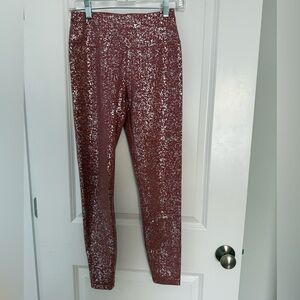 Sweaty Betty Sparkling Pink Leggings